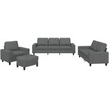  4-dijelni set sofa tamnosivi od tkanine | shoptok.hr
