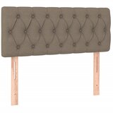  Krevet s oprugama i madracem smeđesivi 120 x 190 cm od tkanine | shoptok.hr
