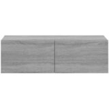  Zidni TV ormarići 2 kom boja sivog hrasta 100x30x30 cm drveni | Eponuda.com