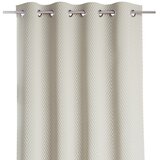  Curtain CLEAR color cappuccino printed theme boho style classic silver silver metal eyelets velvet 140x250 AmeliaHome | shoptok.hr