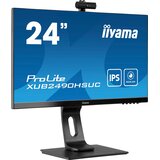  Monitor IIYAMA Monitor LED XUB2490HSUC-B1 24 ETE IPS, 1920×1080, Webcam 1080P Auto Focus, 13cm Height Adj. Stand, Pivot, 5ms, 250 cd/m², Speakers, HDMI, DisplayPort, USB2.0 port / XUB2490HSUC-B1/ 36 mjeseci | Eponuda.ba