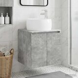 Umivaonik s policom Betonska siva 49,5 x 44,5 x 66 cm | Eponuda.com