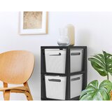 Rotho BRISEN komoda 3&#215;16 L – antracit/bijela | shoptok.hr