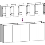 vidaXL Sadilica 200x40x80 cm od nehrđajućeg čelika | shoptok.hr
