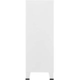  Industrijski sanduk za pohranu bijeli 75 x 40 x 115 cm metalni | Eponuda.com