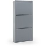 Kave Home sivi metalni cipelar s 3 preklopne ladice Rox Cijene