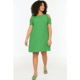 Trendyol Curve Green Cutout Detailed Knitted Dress | Shoptok.si