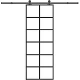  Klizna vrata s priborom 76 x 205 cm od ESG stakla i aluminija | shoptok.hr
