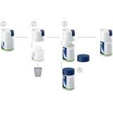 Jura Mini tablete za cišcenje mlecnega sistema, polnilna steklenicka za 30 cišcenj | Shoptok.si