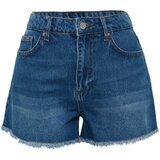 Trendyol ženski šorts Twoss23Sr00220, Tamno plava-Plava | Eponuda.com