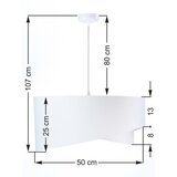  Luster na sajli GALAXY 1xE27/60W/230V | Eponuda.com