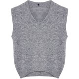 Trendyol Gray Wool Knitwear Sweater Cijene