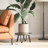  Noge s ukosnicama za stolić za kavu 4 kom. Crne 20 cm Puni čelik | shoptok.hr
