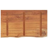  Kupaonska radna ploča 100x60x2,5 cm pravokutna od drva bagrema | shoptok.hr