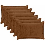  Presvlaka za jastuk 6 pcs HOUTEN Svijetlosmeđa 50 x 80 cm Cijene