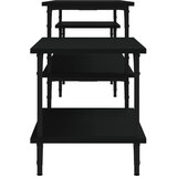 TV ormarić crni 197 x 35 x 52 cm od konstruiranog drva | Eponuda.com