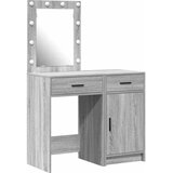  Toaletni stol 2 kom. Siva 50 x 41 x 135 cm Konstruirano drvo | shoptok.hr