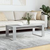 vidaXL Klubska mizica betonsko siva 102x50x35 cm inženirski les Cene