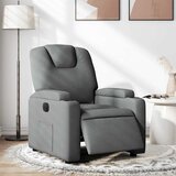 Maison Chic Električni naslanjač - Relax naslanjač temno sivo blago, (22062686) | Shoptok.si