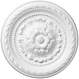 Decosa Rozeta (Premer: 30 cm, Trdna polistirenska pena, Bela) | Shoptok.si