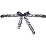 Cottelli Delicate Embroidered Blindfold 2461323 Black | Shoptok.si