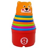  Piramidalne čaše za bebe s brojevima - šarene | shoptok.hr