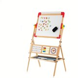 Costway Dvostranska tabla za risanje Tabla za suho brisanje, (5000520529) u