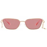 Emporio Armani Sunčane naočale za žene, boja: ružičasta