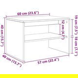 TV ormarić beton sivi 60x40x40 cm konstruirano drvo | shoptok.hr