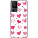  torbica silikonska print skin za A1 alpha eco pink hearts | ePonuda.com
