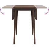  Blagovaonski stol smeđa Puna drvena guma | shoptok.hr
