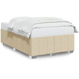  Okvir kreveta bez madraca krem 120x190 cm od tkanine | shoptok.hr