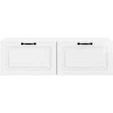 TV ormar za zid Zidne Bijela visokog sjaja 98 x 41 x 30 cm | shoptok.hr