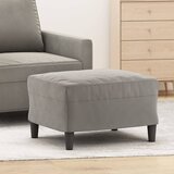 vidaXL Tabure svjetlosivi 60 x 50 x 41 cm baršunasti Cijene