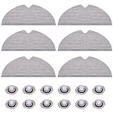 INORCO Pralne krpe za brisanje, blazinice, filtri rezervoarja za vodo za robotske sesalnike S6, S6 Pure, S6 MaxV, S5 Max, S5, E4, E35 E2, (21988441) | Shoptok.si