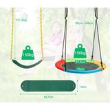  Dvodelni komplet gugalnic z nastavljivimi vrvmi, barvit | Shoptok.si