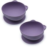 Melii Silicone Suction Bowl silikonska posoda s priseskom Cat 2x300 ml | Shoptok.si