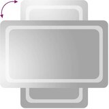  LED kopalniško ogledalo 50x80 cm, (20919741) | Shoptok.si