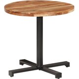 Bistro stol okrugli Ø 80 x 75 cm od masivnog bagremovog drva | shoptok.hr