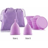 Paket 2 menstrualnih skodelic z dodatki Kuppy InnovaGoods (vel. S - 20 ml in vel. L - 25 ml) Cene