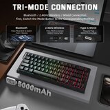Attack Shark Bežična gaming tastatura X68Pro HE Magnetic Swith/8KHz/TriMode/RT/SnapTap/Black cont | Eponuda.com