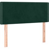 Krevet box spring s madracem LED tamnozeleni 80 x 200 cm baršun | shoptok.hr