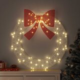  Vijenac s 80 LED svjetlima Topla bijela 92 x 92 x 9,5 cm Akril | shoptok.hr