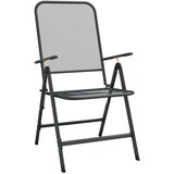  Vrtna garnitura - 3-dijelni vrtni blagovaonski set ekspandirani metal antracit - Dužina stola 60 cm 2 | shoptok.hr
