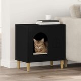  Mačja Kuća Crna 51 x 30 x 52 cm Konstruirano drvo | shoptok.hr