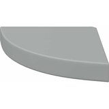  Plutajuće kutne police 4 kom sive 25 x 25 x 3,8 cm MDF | shoptok.hr