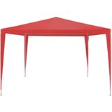 Šator za zabave Crvena 300 x 300 x 255 cm PE i čelik | shoptok.hr