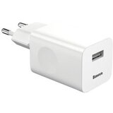  stenski polnilec z enim USB-A vhodom QC 3.0 24W bele barve CCALL-BX02 Cene