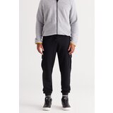 AC&Co / Altınyıldız Classics Men's Black Standard Fit Regular Fit Cotton Cargo Pocket Jogger Sweatpants Cene