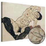  Slika - Egon Schiele – Liegender Akt mit gelbem Handtuch 90x60 Premium Print | shoptok.hr